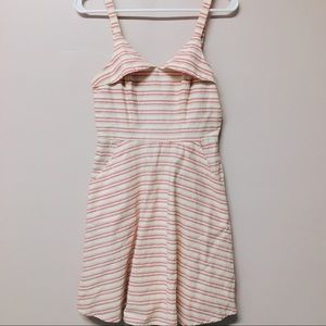 Jun & Ivy Pink & White Striped Dress